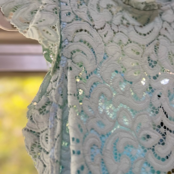 Beautiful Patterned Blue Dress - Picture 2 of 8